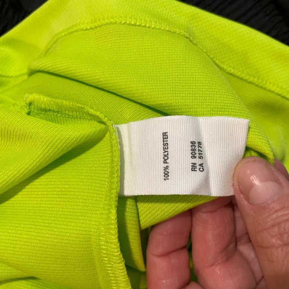 OGIO Glam Polo Shirt Energy Medium Neon Yellow Green Color NWT - Picture 12 of 13